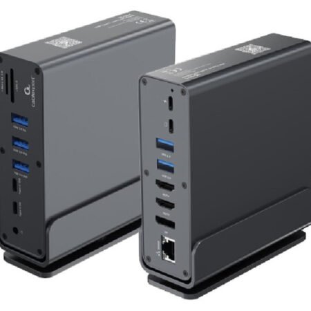 A-CF-COMBO15-01 Gembird USB Type-CF 15-in-1 multi-port adapter (USB hub, Type-CF, HDMI, DP, LAN,3,5)