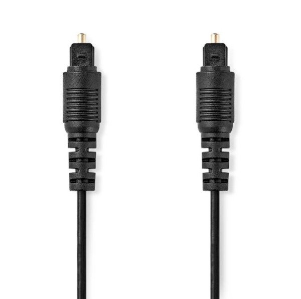 CAGL25000BK50 Opticki kabl TosLink muski - TosLink muski, 5m, Okrugli, PVC, Crni - Slika 3