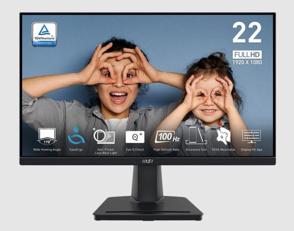 Monitor 22 MSI PRO MP225V FHD VA 100Hz 1 ms HDMI/VGA - Slika 3
