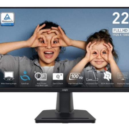 Monitor 22 MSI PRO MP225V FHD VA 100Hz 1 ms HDMI/VGA