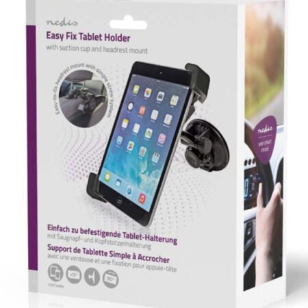 TCMT300BK Podesivi nosac za tablet u automobilu, max 12inca, za prozor i naslon za glavu u vozilu