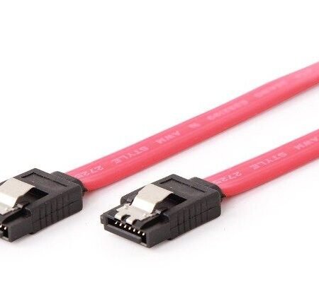 CC-SATAM-DATA Gembird Metal clips, Serial ATA data kabl flat 0.5m A