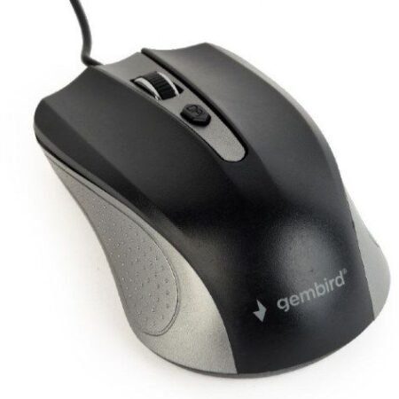 MUS-4B-01-GB Gembird Opticki mis 800-1200Dpi 4-button spacegrey/black 99mm USB kabl 1,35m FO