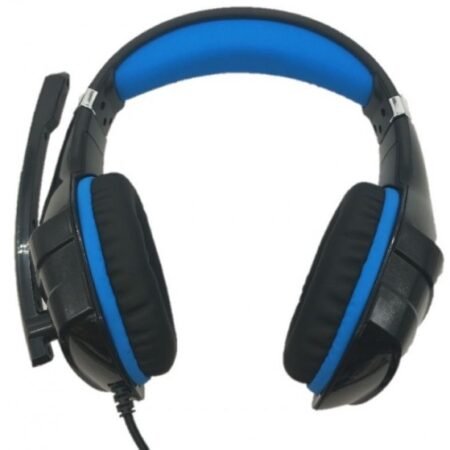 Microlab G6 Gejmerske slusalice sa mikrofonom, 50mm/20Ohm, color LED, 3.5mm + USB blue/black