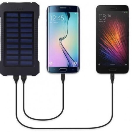 HRD-T12 ** Gembird solar power bank 12000mAh 2xUSB, 1xType-C, LED, kompas (999)