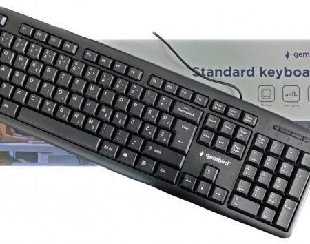 KB-U-103-YU ** Gembird Standardna tastatura SRB (YU) layout black USB (404)