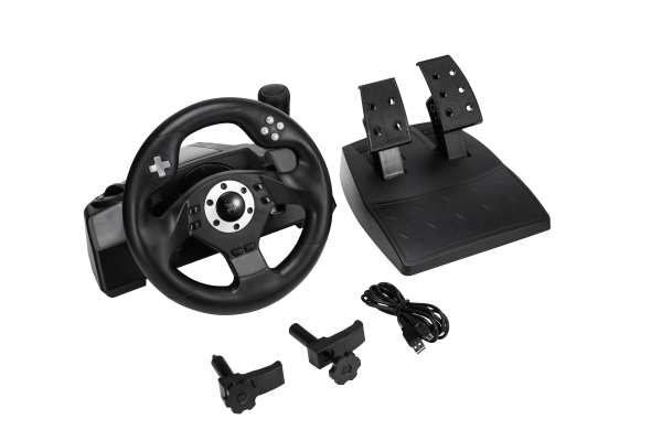 STR-M-40 **Gembird 7-in-1 RACEMASTER racing wheel (PC/PS3/PS4/XBOX360/XBOXONE/SWITCH/ANDROID)(5699) - Slika 3