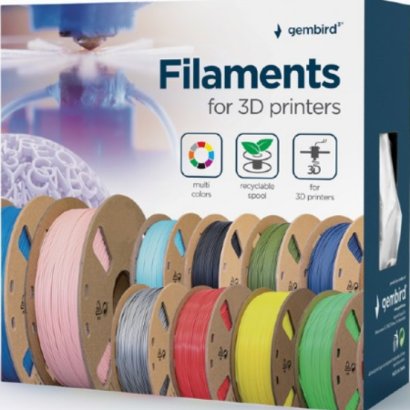 3DP-ASA1.75-01-W Gembird ASA filament, 1.75 mm, 1 kg White