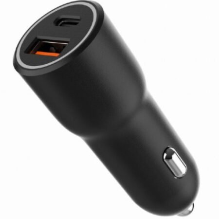 TA-UC-AC2PDQC38-CAR-01 Gembird 2-port USB brzi punjac za auto, Type-C PD, 38W, black