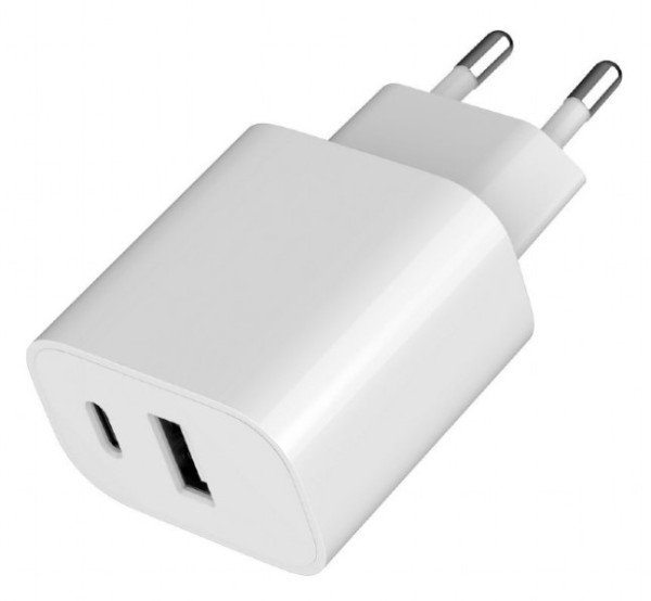 TA-UC-2AC12-01 Gembird USB punjac, 2-port USB-A+ USB-C, 2.4 A, white - Slika 4