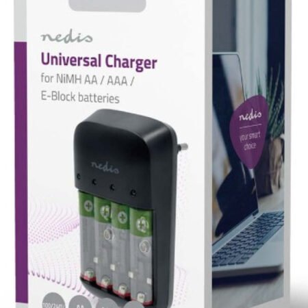 BACH07 Nedis Punjac baterija AA/AAA/9V LED indikator