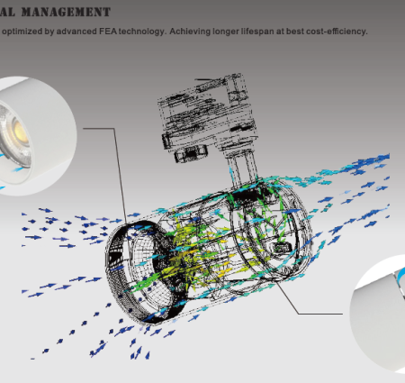LED ŠINSKI REFLEKTOR LI4031, MF, 10W, 3U1 DMB, Crni
