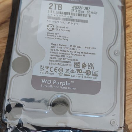 HDD 3.5 * 2TB WD22PURZ WD Purple 24/7 5400RPM 256MB SATA3