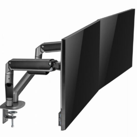 MA-DA2-05 Gembird Podesivi dupli stoni drzac za monitor, tilt, 17-32 max.9kg FO