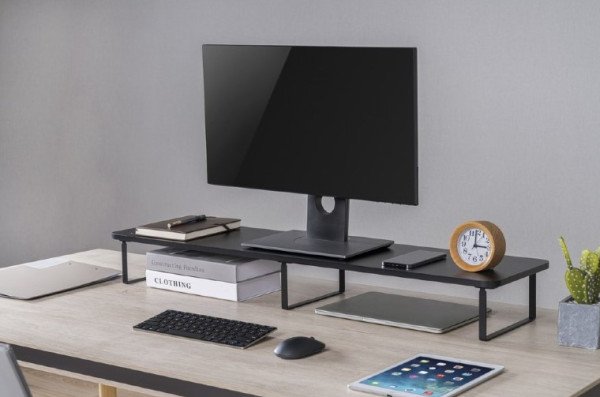 MS-TABLE2-01 Gembird postolje za dva monitora 1000x260x122mm - Slika 2