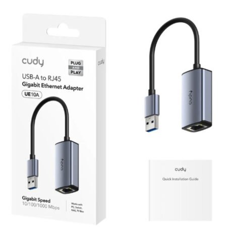 Cudy UE10A USB 3.0 to Fast Ethernet LAN adapter 10/100/1000 ( mrezna kartica)