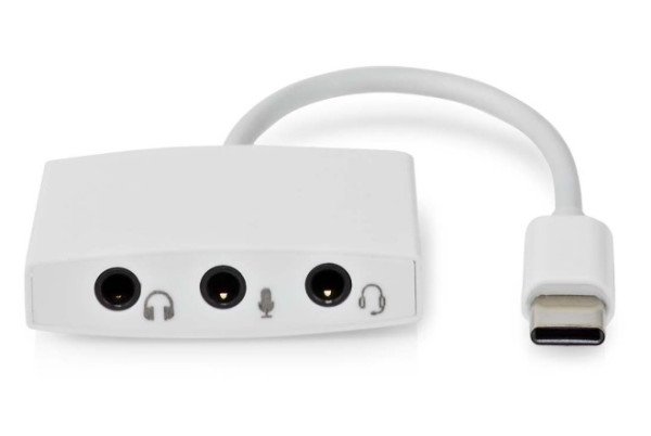 CCGB65900WT01 USB-C adapter 2.0 na 3,5mm ženski, 0,1m, Okrugli, Niklovani, ABS/PVC - Slika 4