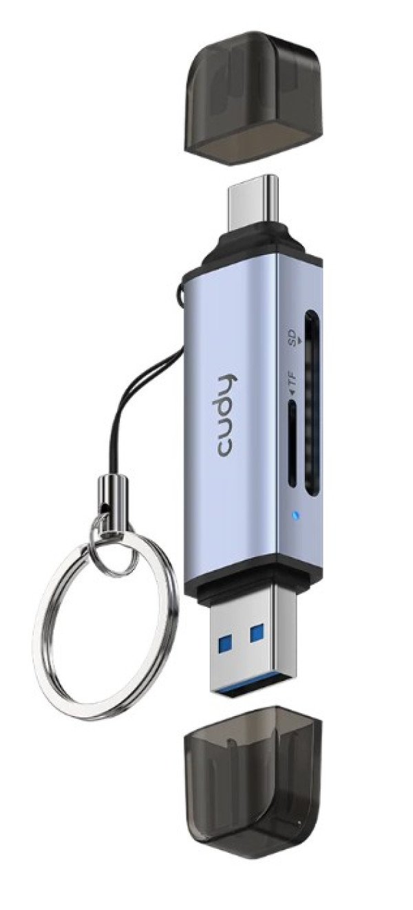 Cudy UH200 2-in-1 USB 3.0 Card Reader (alt.A-CM-COMBO8-06) - Slika 4