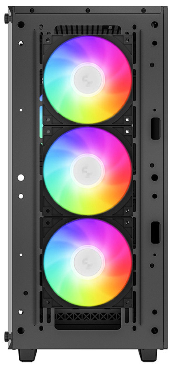 DeepCool CC560 ARGB V2 Kuciste E-ATX, 4xARGB-120mm, Kaljena staklena strana,USB-3.0
