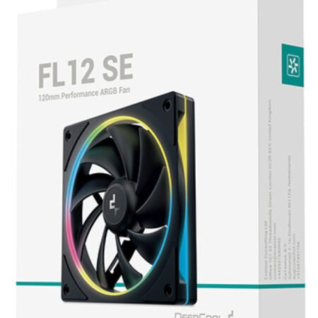 DeepCool FL12 SE 120x120x25mm ventilator RGB LED hydro bearing 1900rpm 50CFM 28dBa