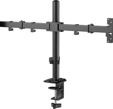 MA-D2-011 Gembird Podesivi dupli stoni drzac za monitor, tilt, 17-32 max.2x9kg