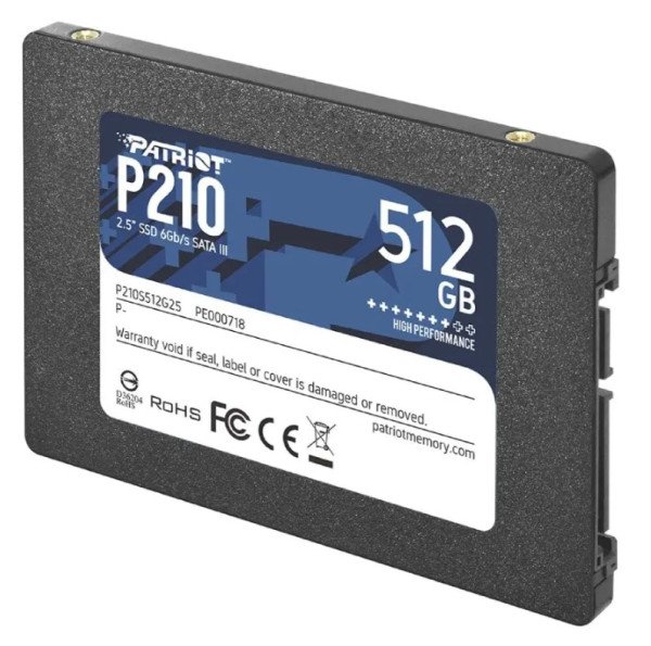 SSD 2.5 SATA3 512GB Patriot P210 520MBs/430MBs P210S512G25 - Slika 3