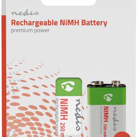 BANM9HF91B, Punjiva NiMH baterija E-Block 8,4 V DC, 250 mAh, 1 pakovanja, 6LR61