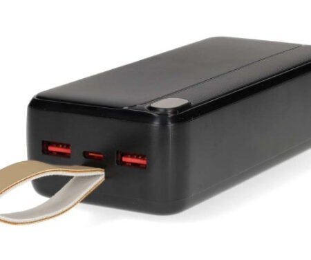 PBKPD20W325BK Powerbank, 30000mAh, 1xUSB-C, 2xUSB-A, PD3.0 20W, Lithium-Polymer, Display