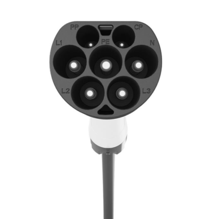 EV-T2MF-22KW-4M Gembird Kabl za punjenje Tip 2, 32A, 3-fazni (22 kW), 4 m