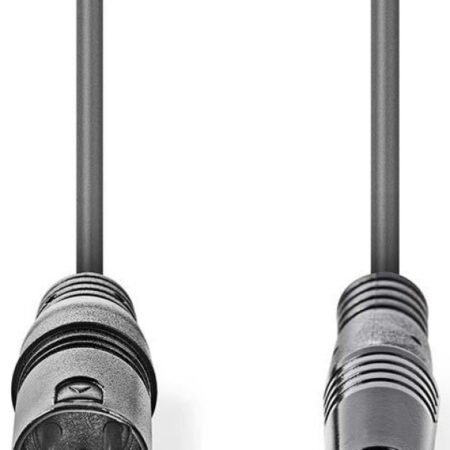 COTH15100GY30 Balansirani audio kabl, XLR 3-pinski muški, 6,35 mm muški, Niklovani, 3,00 m, PVC
