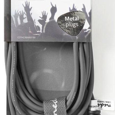 COTH23000GY30, Mono audio kabl, 6,35 mm muški, 6,35 mm muški, Niklovani, 3,00 m, PVC