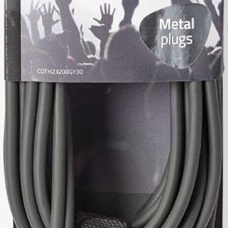 COTH23200GY30, Stereo audio kabl, 2x 6,35 mm muški, 3,5 mm muški, Niklovani, 3,00 m, Okrugli, sivi