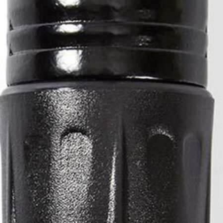 COTP15902BK, XLR konektor, Ravni, Ženski,Niklovani, Lemljenje,Preènik kab. ulaza: 5,0 mm, Crni,1kom