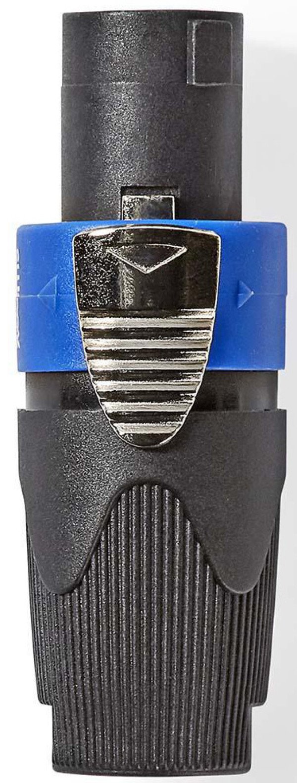 COTP16900BK, Konektor za zvuènik,Ravni,Muški,Nikl,Lemljeni, Preènik kab. ulaza: 8,0 mm,Crni,1kom - Slika 2