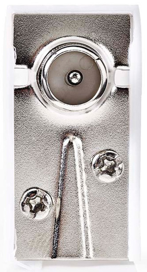 CSGB40900WT, IEC (koaksijalni) konektor,Ugaoni,Muški,75 oma,Preènik kabl. ulaza: 7,0 mm,Beli,1kom