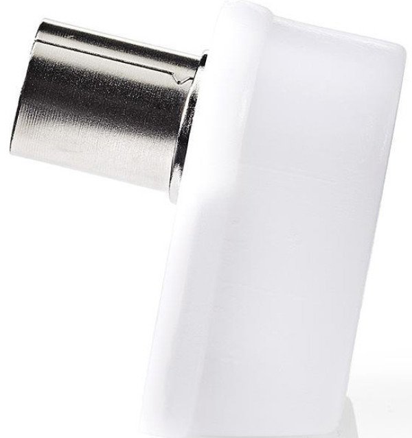 CSGP40921WT, IEC (koaksijalni) konektor,Ugaoni,Ženski,75 oma, Preènik kabl. ulaza: 7,0 mm,Bela,1 kom - Slika 2