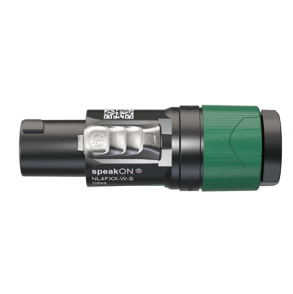 Audio 4-polni speak ON konektor NTR-NL4FXX-W-S ,6 mm do 12 mm - Slika 3
