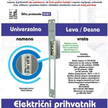 Elektièni univerzalni impulsni prihvatnik - brava 787