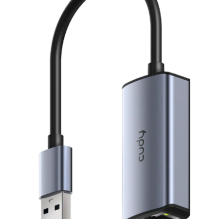 Cudy UE25A, USB-A adapter za Ethernet od 2.5 Gbps , 10/100/1000/2500 Mbps