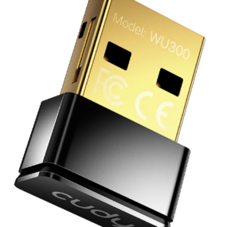 Cudy WU300, AX300 Wi-Fi 6 Nano USB adapter, 2.4 GHz, 286 Mbps