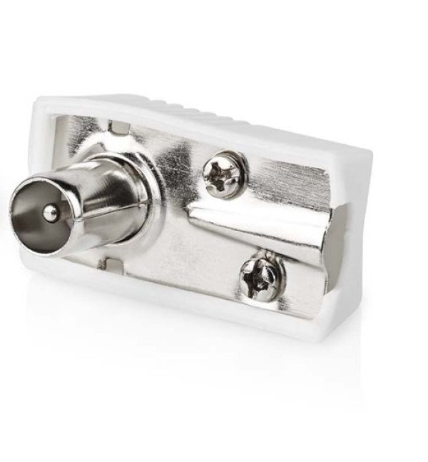 CSGB40900WT, IEC (koaksijalni) konektor,Ugaoni,Muški,75 oma,Preènik kabl. ulaza: 7,0 mm,Beli,1kom - Slika 4