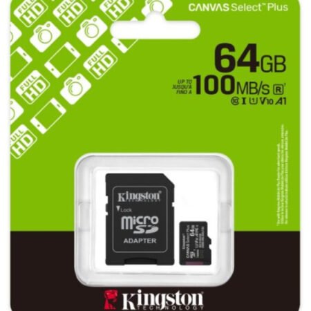 KINGSTON Memorijska kartica U1 V10 SDXC 64GB Canvas Select Plus G3 150R SDCS3/64GB + adapter
