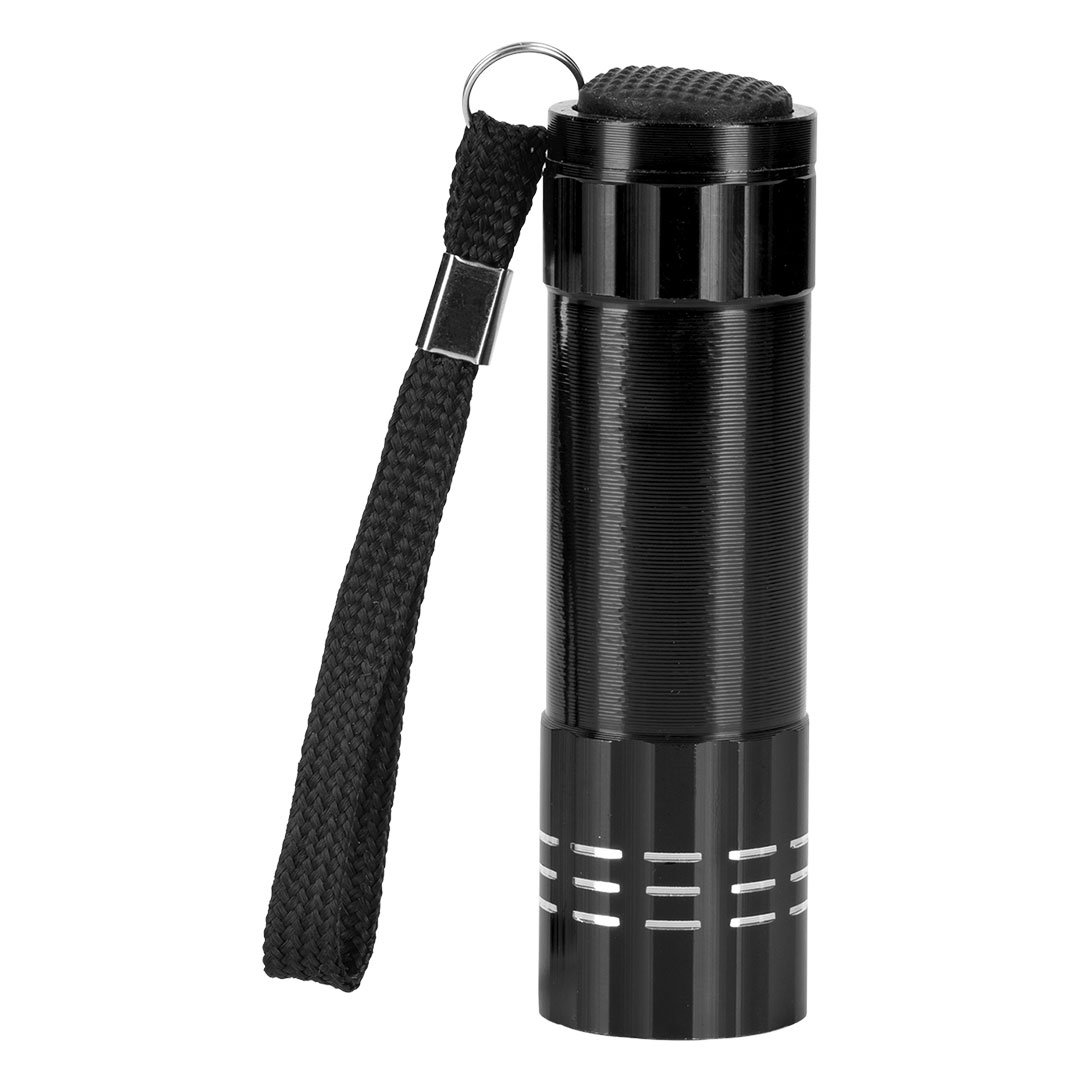 MAJORKA, baterijska lampa (9 led), crna