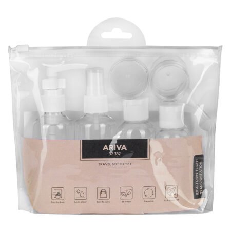 ARIVA, set putnih bočica, 8/1, beli