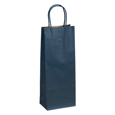 ARISTO, papirna kesa za flašu, 120 g/m2, plava