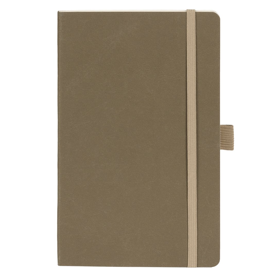 LYRA, notes a5 sa fleksibilnom koricom od perivog krafta, maslinasti
