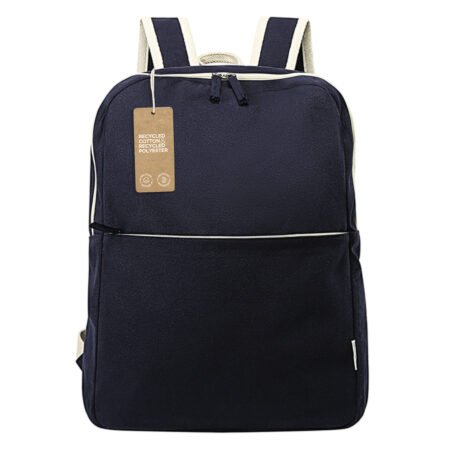 HERITAGE, ranac od recikliranog pamuka, 280 g/m2, plavi