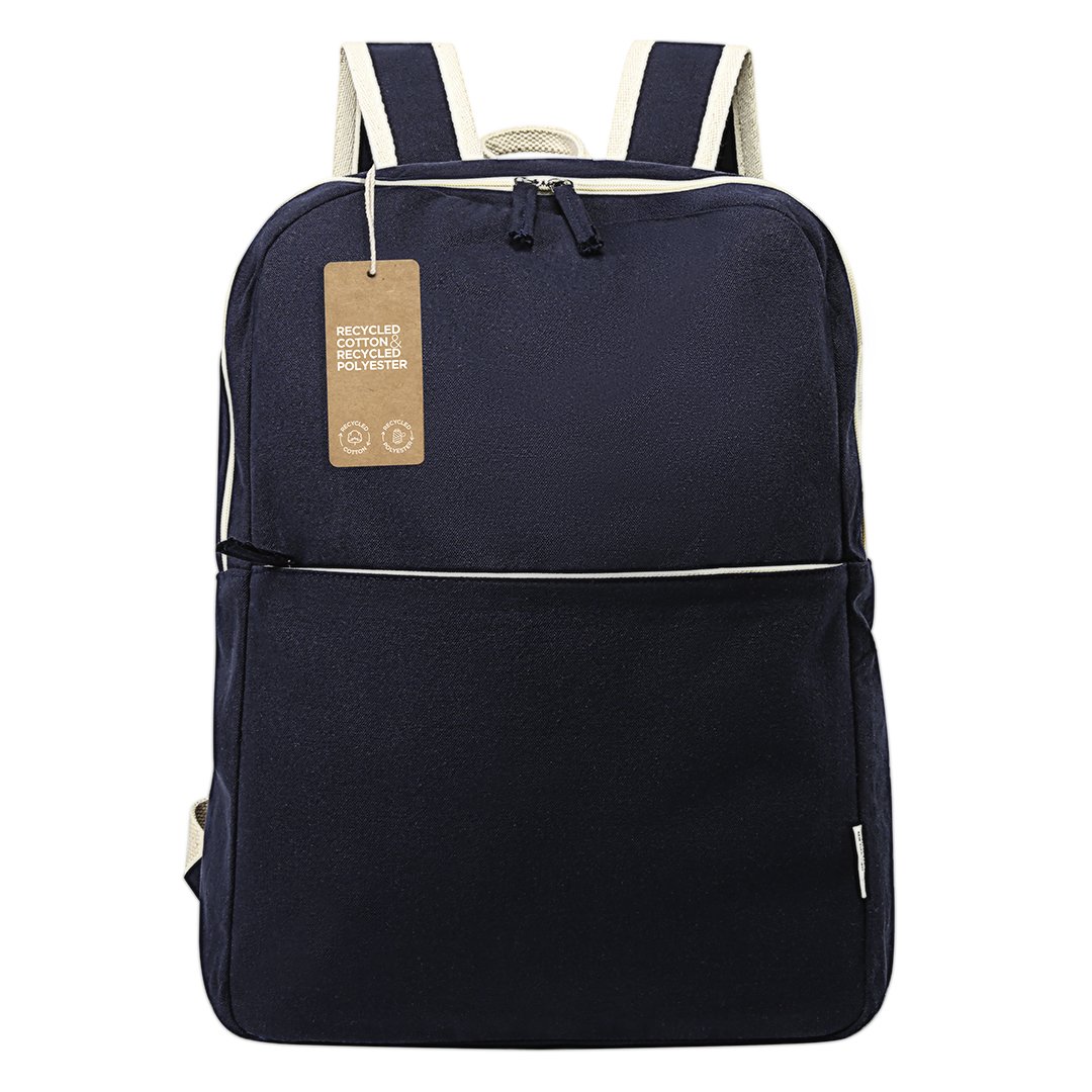 HERITAGE, ranac od recikliranog pamuka, 280 g/m2, plavi