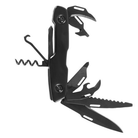 SAMURAI, višenamenski nož sa 11 funkcija, crni