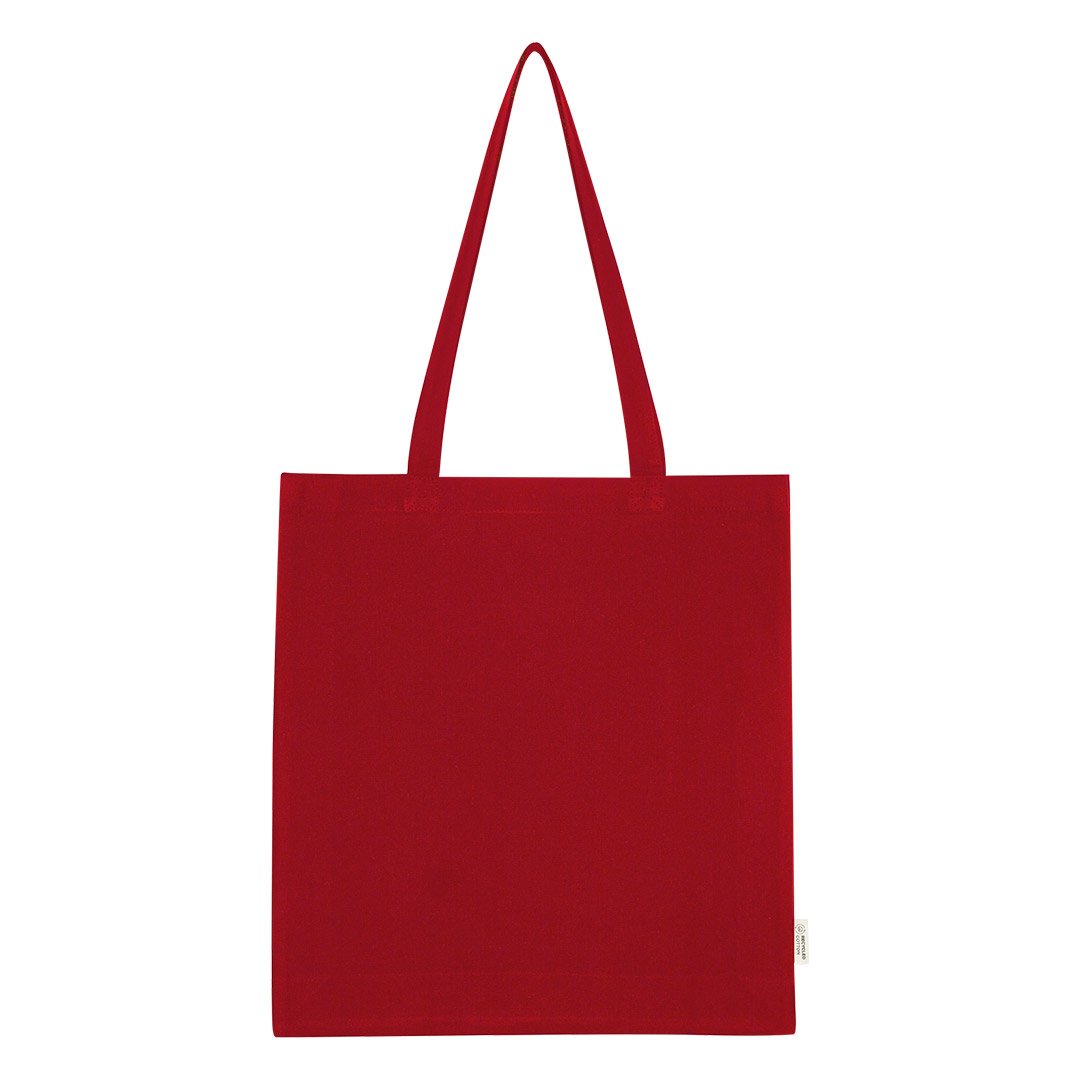 FRAGOLA, torba od recikliranog pamuka, 220 g/m2, crvena